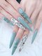 ドール ネイル 旭川店(Doll Nail)の写真/【スカルプ（長さだし）ワンカラーorグラデーション￥9900☆】こだわりの詰まった、理想の長さ/形を実現◎