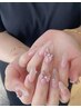 【平日9時‐20時限定★】HANDネイルデザイン＋FOODワンカラ120分コ-ス¥13000