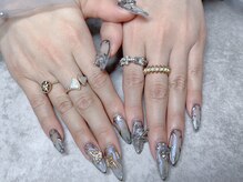 スノーネイルサロン 新宿店(Snow nail salon)/ミラー/パーツ
