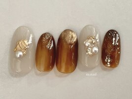 べっこう×ゴールドニュアンス