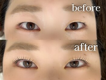 リレン 町田店(RIREN)/一重奥二重さんの目元が華やかに