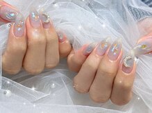 エルナ 新宿(Eluna)/オーロラチークネイル　担当西村