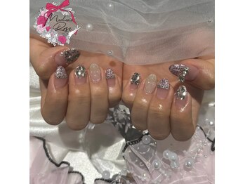 マシェリローズ(Macherie Rose)/ツイードネイル♪