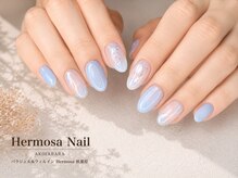 エルモサ 秋葉原(Hermosa)/涼しげネイルデザイン