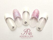 アンドルーチェ なんばパークス店(ANDRUCHE)/ブライダルネイル/クリアネイル