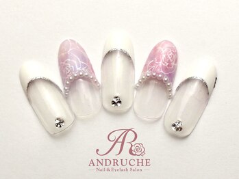 アンドルーチェ なんばパークス店(ANDRUCHE)/ブライダルネイル/クリアネイル