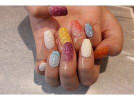 ガーリードロップネイル