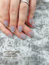 プライベート ネイルサロン マーマ(murmur)/くすみワンカラー