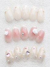 セラピッシュネイル (therapish nail)/ブライダルにも◎　￥8500＋Tax