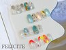【夏ネイル】丁寧ケア、オフ込◆¥7000