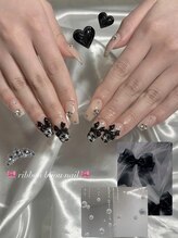 ルルシアン 代々木(luluchien)/千鳥&ビジューネイル