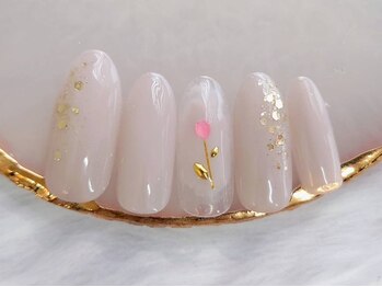 ココラーレ(cocorare)の写真/オフィスでも映えるシンプルデザイン豊富♪【定額¥6000～】◆カラーチェンジOK◆パラジェルベース+¥500