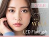 【圧倒的持続力☆LEDエク/オフ無料】フラットラッシュ、セーブルOK♪100本