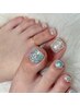 【フット】キラキラザクザクラメ★ ¥8500→¥7500