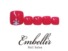 アンベリール 横浜店(Embellir)/（338）フットシンプルネイル