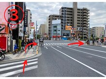 整体院プリュ/東京スカイツリー駅［道のり3］