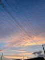 ダイアモンド ハニー(Diamond Honey) 仕事終わりの夕焼け。毎日空を見上げるのが日課です♪