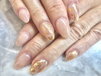 ネイルサロン オー(Oh!)/春カラー♪ホイールネイル