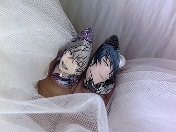 ネイル アリーズ セカンド(nail Allies 2nd)/痛ネイル 手描き ゴテゴテ