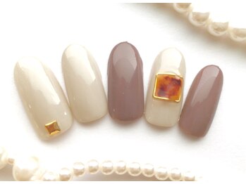 コエル(coel)/秋べっこうネイル