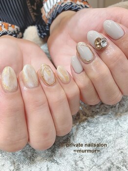 プライベート ネイルサロン マーマ(murmur)/マーブルネイル