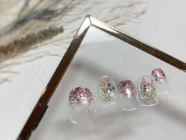 春に人気♪リアル押し花アート！