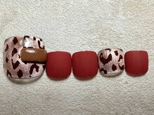 レイネイル レイエステティック 岐阜茜部店(RAY NAIL & RAY ESTHETIC)/マグネットレオパードネイル