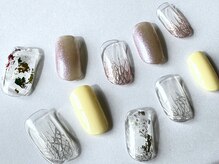 ネイルサロン クイール 小山店(NAIL SALON QUILL)/ワンカラー×ミラー