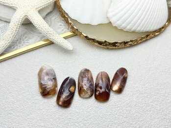 モンスリールネイル(Mon sourire nail)/【ハンド】定額アート9980円