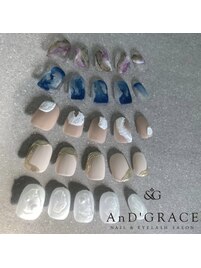 〔 定額ネイル 〕グレースコース