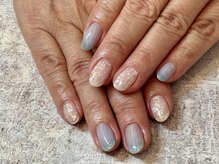 ガーデン ヘア&エステ&ネイル Garden/うるツヤブルーネイル