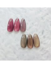 ネイルサロン アリイ(Alii)/1、2月1本追加デザイン