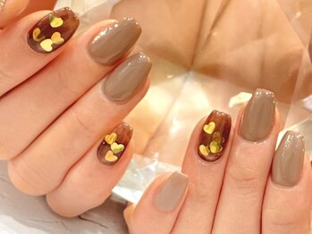 マーノ 稲毛海岸店/バレンタインネイル