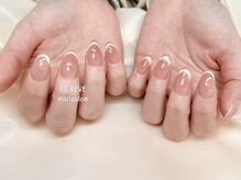ルレーブ(LE REVE)/チークマグネットフレンチネイル