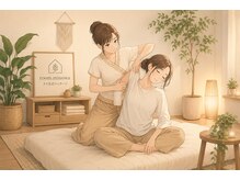 ヘアスタジオ トランク プラス エム(Hairstudio TRUNK+m)の雰囲気(タイ古式マッサージは夜20時30分まで受付!)