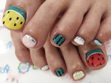 ネイルサロン 爪吉/スイカ☆フット！