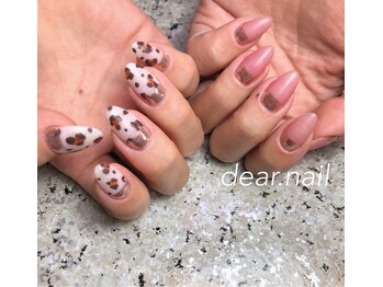 ディアネイル(dear.nail)/ヒョウ柄ニュアンス