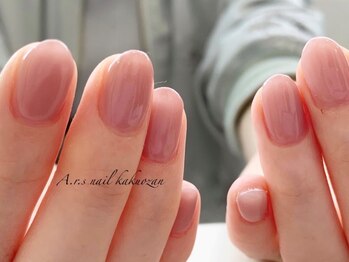 アルス ネイル(A.r.s nail)の写真/品のある大人シンプルネイルは派手に出来ない方にも◎ナチュラルな仕上がりだから主婦の方にもオススメ♪