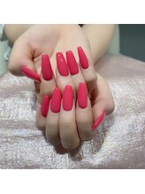 クイーンズビューティーサロン 新宿本店(Queen's beauty salon)/チップ長さだしワンカラー