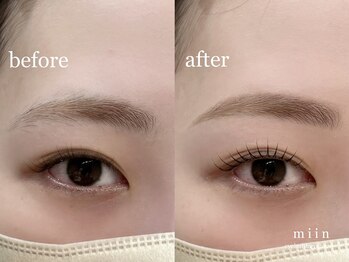 ミイン(miin)/まつげパーマ×眉毛