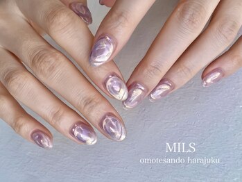 ミルズ オモテサンドウ ハラジュク(MILS omotesando harajuku)の写真/持ち込みデザインのコースも◎おしゃれなパーツやストーン、アートの種類も豊富