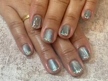 ガーデン ヘア&エステ&ネイル Garden/ブルーマグネットネイル　