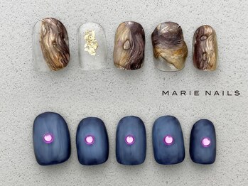 マリーネイルズ 近鉄あべのハルカス店(MARIE NAILS)の写真/★オフ込み定額¥7700。JNA1級以上のネイリストが『美爪』をご提案。お爪が短い方も大丈夫♪