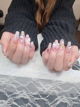 ヒカリ ハナ ネイル(HIKARI HANA NAIL)/パーツつけ放題