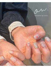 オンドットネイルサロンバイティントプラス(on. nailsalon by tint+)/ワンカラー＋アート