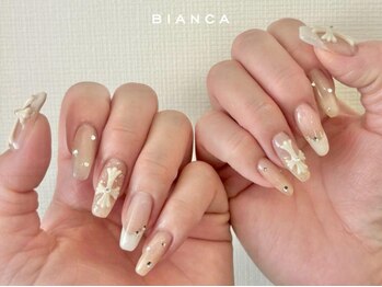 ビアンカ ネイルサロン 大宮店(Bianca)/クロスネイル×フレンチ