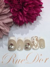 ツメトトノウ/ダマスク柄 フレンチ 