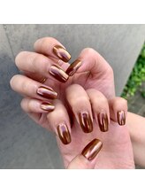 ハラジュクネイルズ(harajukunails)/ミラーワンカラーコース
