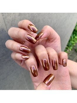 ハラジュクネイルズ(harajukunails)/ミラーワンカラーコース