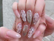 ネイルスタジオ ベレッツァ(BELLEZZA)/ツイードネイル